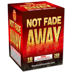 Not Fade Away, Keystone Fireworks, Pennsylvania, 200 Gram Cake