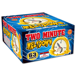 wo Minute Meltdown, Keystone Fireworks, Pennsylvania, 500 Gram Cake