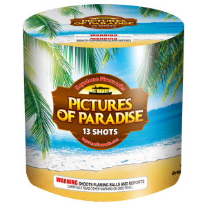 Pictures of Paradise 200 Gram Cake Keystone Fireworks
