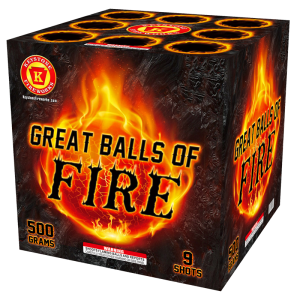 Great Balls of Fire 500 Gram Cake Keystone Fireworks
