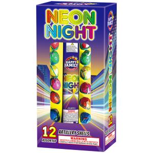 Neon Night Shells Keystone Fireworks