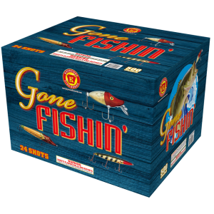 Gone Fishin' Keystone Fireworks 500 Gram Cake
